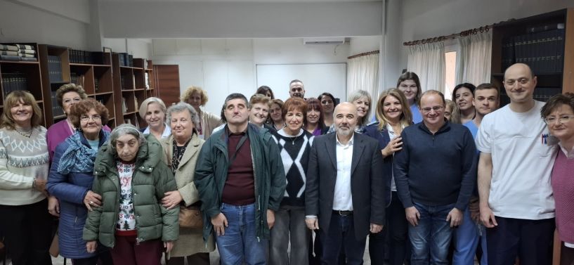 ΝΟΣΟΚΟΜΕΙΟ ΝΑΟΥΣΑΣ:  Επίσκεψη από το «Υφάδι»,  για την Παγκόσμια Ημέρα  Ατόμων με Αναπηρία