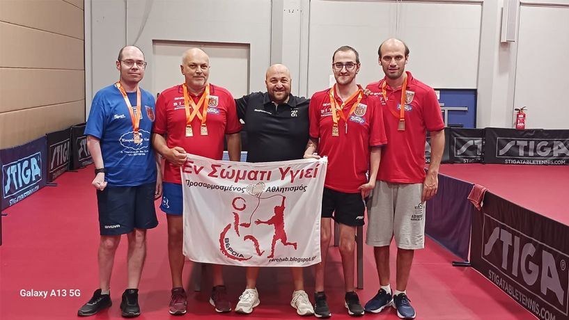 Πανελλήνιο Πρωτάθλημα Para Table Tennis 2024: Με 5 αθλητές συμμετέχει το 