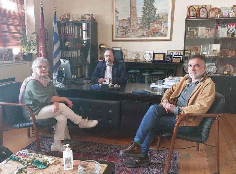 Τον Δήμαρχο Βέροιας επισκέφθηκε η αναπλ. Προϊσταμένη Εφορείας Αρχαιοτήτων Ημαθίας 
