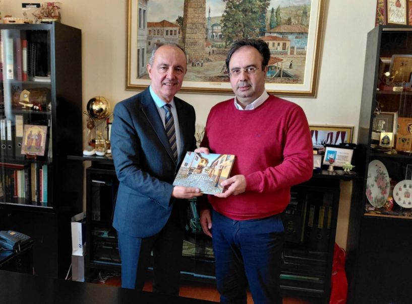 Συνάντηση Δημάρχου Βέροιας με τον  Θεόδωρο Καράογλου