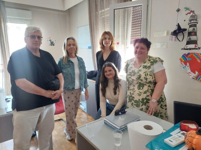 Επίσκεψη της Rita Conrads Mengewein  και του Νίκου Παπαδόπουλου  στην Πρωτοβουλία για το Παιδί