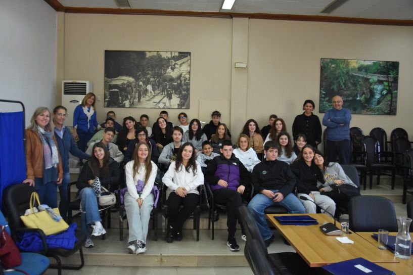 Erasmus: Επίσκεψη μαθητών από την Ιταλία στο Δημαρχείο Νάουσας στο πλαίσιο της αδελφοποίησης  σχολείων