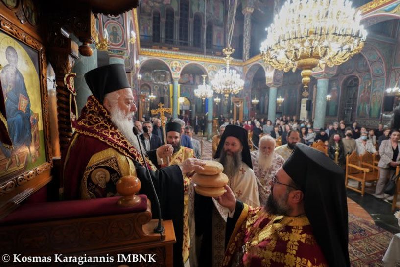 Πανηγυρικός Εσπερινός των Αγίων Αναργύρων στο Νησί Ημαθίας. Χειροθεσία Πνευματικού