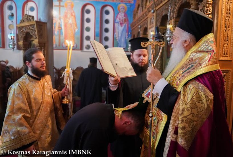 Πανηγυρικός Εσπερινός των Παμμεγίστων Ταξιαρχών στα Ασώματα Βεροίας - Χειροθεσία Αναγνώστου