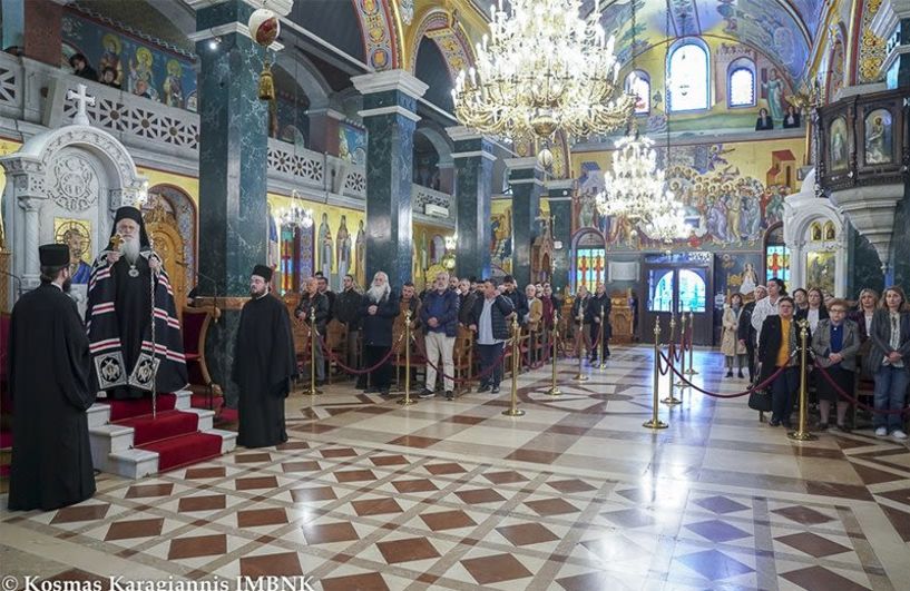Τελευταίος Κατανυκτικός Εσπερινός και ομιλία από τον Καθηγούμενο της Ι. Μ. Εσφιγμένου στη Βέροια