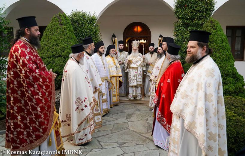 Ο Εσπερινός της Αγάπης στην Μονή του Τιμίου Προδρόμου Ναούσης