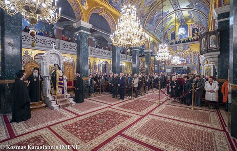 Δισαρχιερατικός Εσπερινός της Συγχωρήσεως στον κατάμεστο Ναό του πολιούχου της Βεροίας