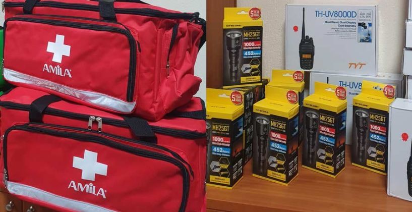 Νέες δωρεές στο Αστυνομικό Τμήμα Βέροιας