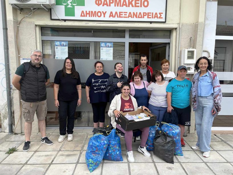 Επίσκεψη των  «Παιδιών της Άνοιξης”  στο Κοινωνικό Φαρμακείο του Δήμου Αλεξάνδρειας