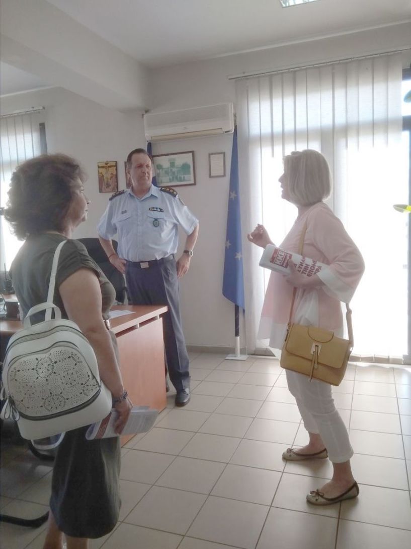 «Επίσκεψη υποψ. βουλευτών του ΚΚΕ στην Αστυνομική Διεύθυνση Ημαθίας»