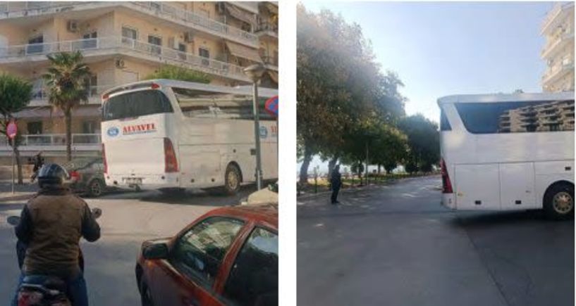 Φράκαρε λεωφορείο στο κέντρο της Βέροιας!