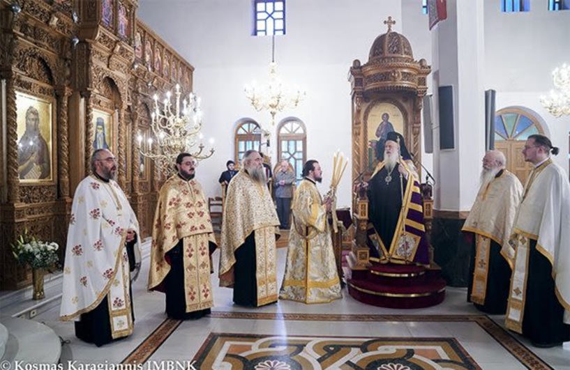 Αναστάσιμος Εσπερινός και ομιλία από τον Καθηγούμενο της Ιεράς Μονής Εσφιγμένου στη Νάουσα