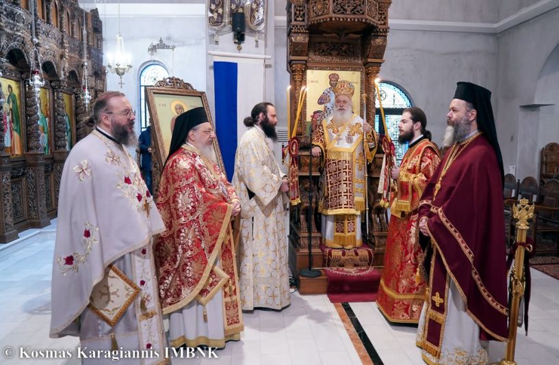 Η εορτή του Αγίου Γρηγορίου του Θεολόγου στην Αγία Μαρίνα Βεροίας
