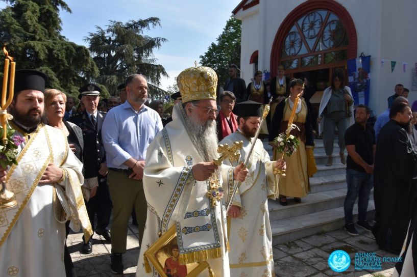 Ο Δήμαρχος Νάουσας στην 1228η γιορτή του Αγίου Περιστερεώτα στο Ροδοχώρι