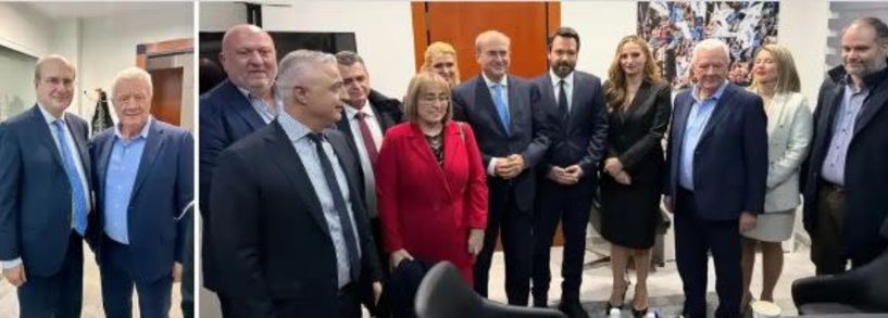 Συνάντηση με τον Αντιπρόεδρο της Κυβέρνησης κο Κωστή Χατζηδάκη, είχε χθες ο Δήμαρχος Αλεξάνδρειας, Παναγιώτης Γκυρίνης