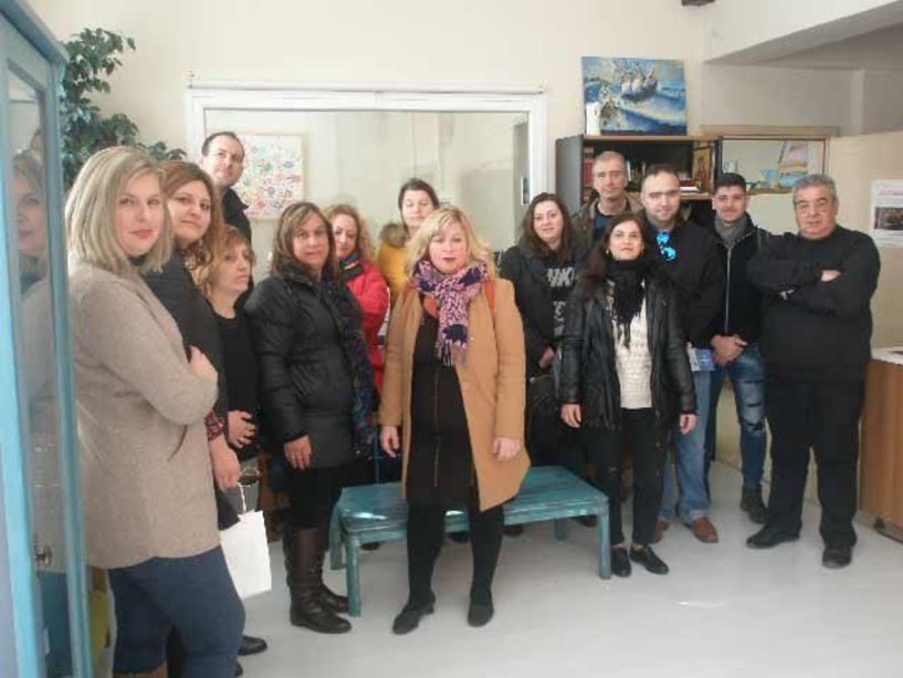 Επίσκεψη στις δομές του ΣΟΦΨΥ Ημαθίας πραγματοποίησε το τμήμα Φυλάκων Μουσείων του Δημόσιου ΙΕΚ Βέροιας