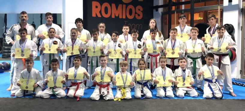 31 αθλητές του ΑΣ Ρωμιός  κατέκτησαν 53 μετάλλια , εκ των οποίων 7 χρυσά , 23 αργυρά και 23 χάλκινα  στο Κύπελλο Jiu-Jitsu Βορείου Ελλάδος- Όλα τα ονόματα