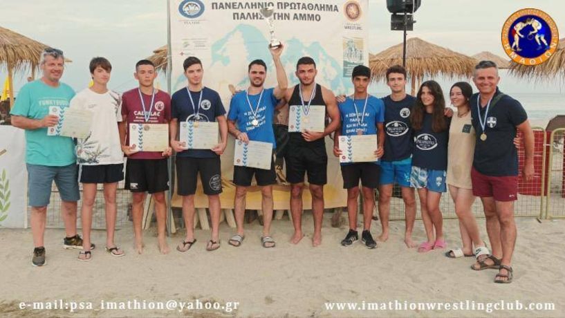 Πρωταθλητές Ελλάδας στην κατηγορία Κ17 οι παλαιστές του Ημαθίων της Αλεξάνδρειας