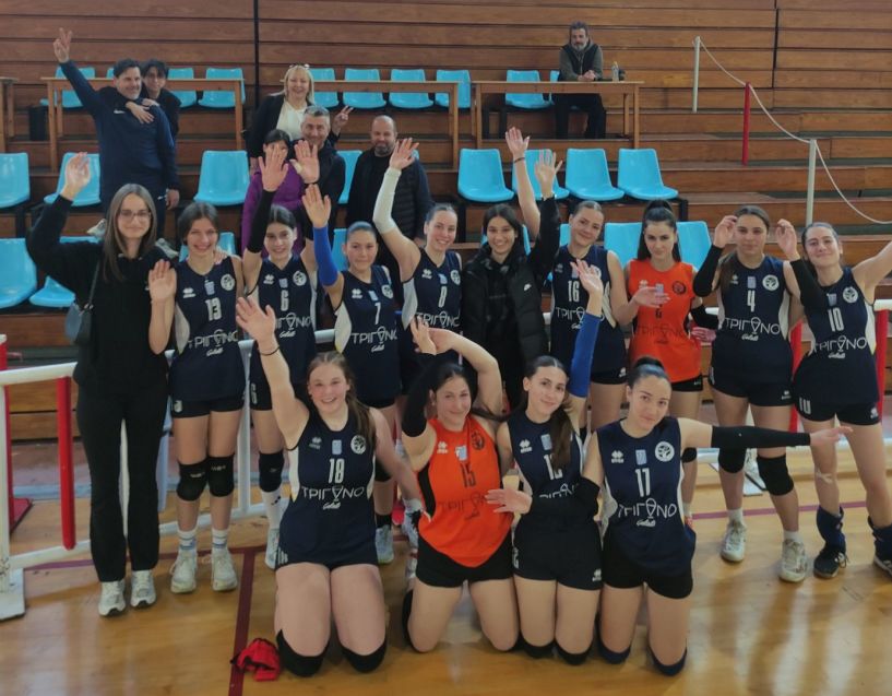 Πρωτάθλημα κορασίδων κεντροδυτικής Μακεδονίας: Ποσειδώνας Βέροιας - Λέοντες Πτολεμαΐδας 3-0 σετ