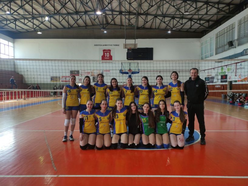 Πρωτάθλημα παγκορασίδων Ποσειδώνας Βέροιας - ΑΣ Αξιούπολης 3-0