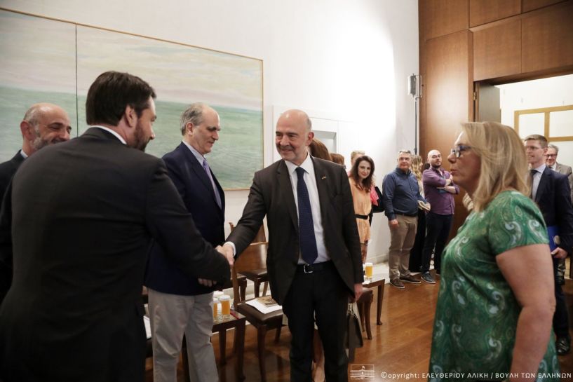 Τάσος Μπαρτζώκας: Συνάντηση της ελληνικής κοινοβουλευτικής αντιπροσωπείας με τον Πρόεδρο του γαλλικού Ελεγκτικού Συνεδρίου, Pierre Moscovici