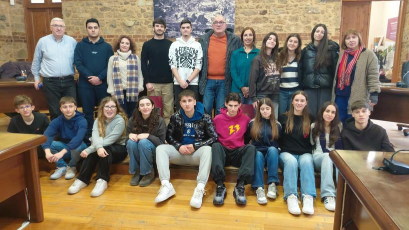 Ιταλοί μαθητές του Προγράμματος ERASMUS + στο Δημαρχείο Βέροιας