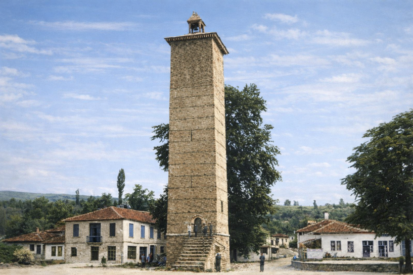 ΜεΜιαΜατια   Το Ρολόι της Βέροιας, στην ομώνυμη πλατεία, γύρω στο 1920