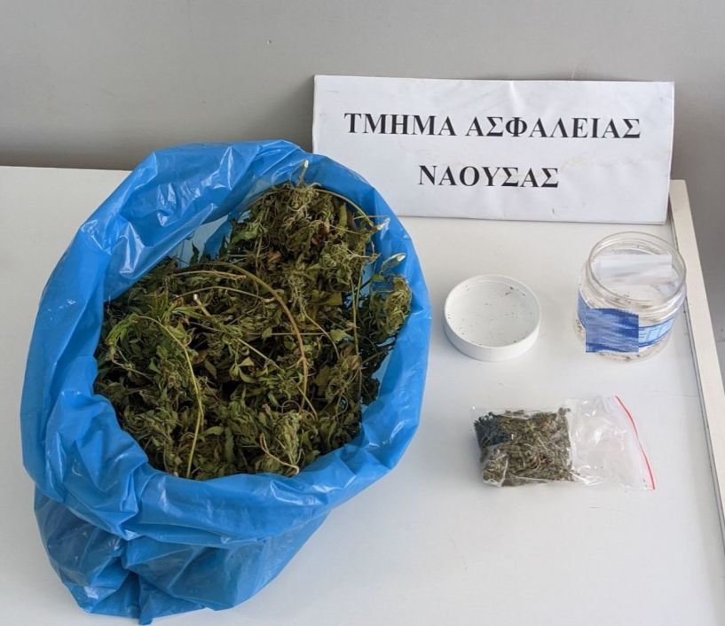 Σύλληψη για ναρκωτικά στη Νάουσα με την βοήθεια του 