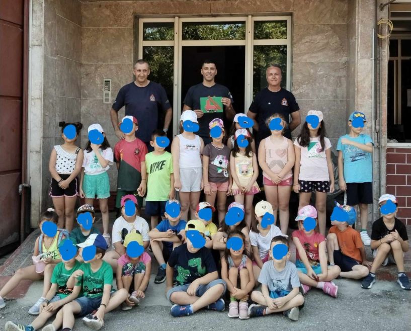 Επίσκεψη ΚΔΑΠ Δήμου Νάουσας στην Πυροσβεστική Υπηρεσία