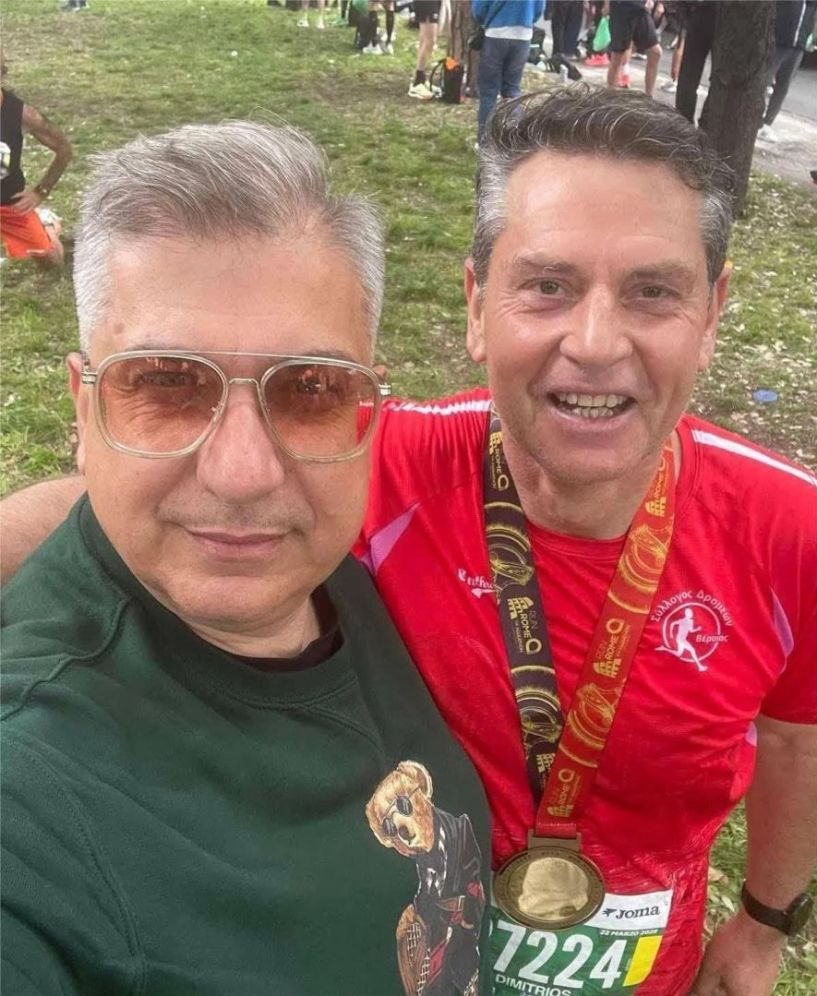 Ο «αειθαλής» Τάκης Κελεπούρης στον μαραθώνιο της Ρώμης