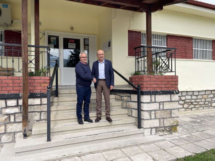 Επίσκεψη του βουλευτή της Νέας Δημοκρατίας της Β’ Περιφέρειας Θεσσαλονίκης  Καράογλου Θεόδωρου, στην Ελεγχόμενη Δομή Προσωρινής Φιλοξενίας Αιτούντων Άσυλο Βέροιας.