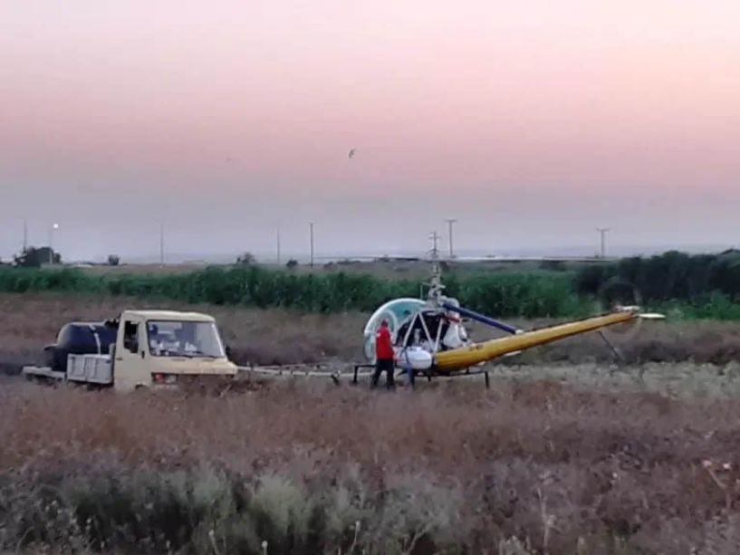 Διενέργεια αεροψεκασμών για την καταπολέμηση των κουνουπιών σε ορυζώνες και υγροτοπικά συστήματα