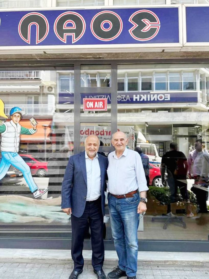 Επίσκεψη στον «ΛΑΟ» από τον υποψήφιο ευρωβουλευτή της ΝΔ Δημήτρη Τσιόδρα
