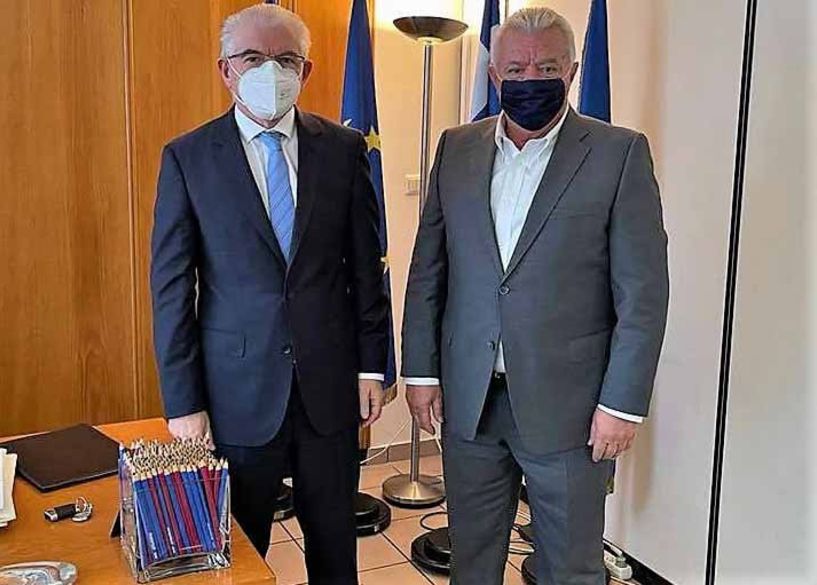 Ο Δήμαρχος Αλεξάνδρειας Παναγιώτης Γκυρίνης στον Πρόεδρο του ΕΛΓΑ για τις έντονες βροχοπτώσεις στην περιοχή