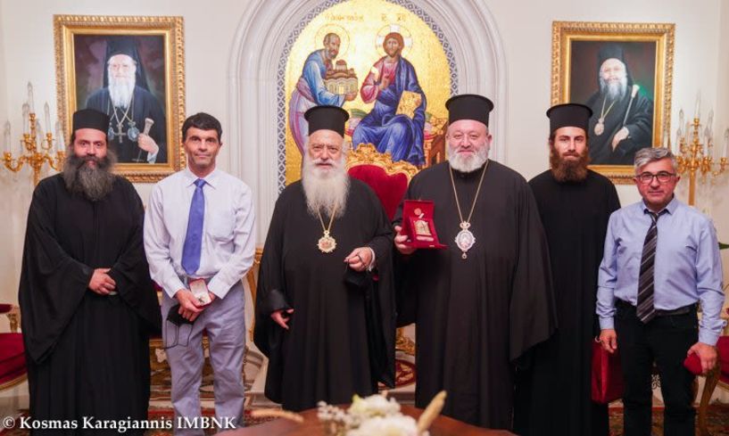Επίσκεψη του Σεβ. Μητροπολίτου Margveti και Ubisa κ. Μελχισεδέκ από το Πατριαρχείο Γεωργίας στον Μητροπολίτη Βεροίας