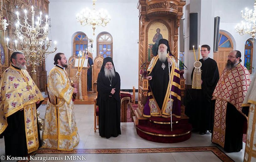 Αναστάσιμος Εσπερινός και ομιλία από τον Καθηγούμενο της Ι. Μ. Σίμωνος Πέτρας στη Νάουσα