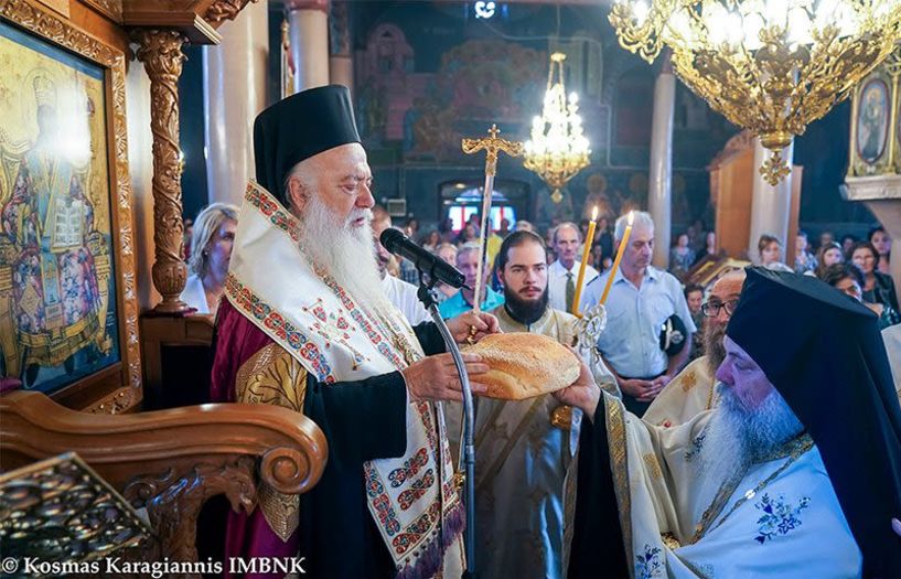 Πανηγυρικός Εσπερινός της Αγίας Παρασκευής στον Πλάτανο Ημαθίας