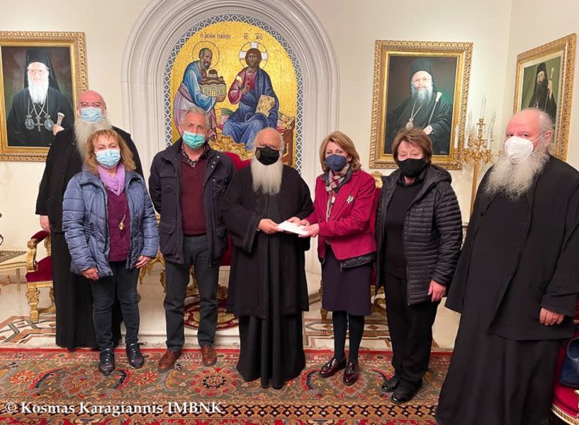 Οικονομική ενίσχυση 5000 ευρώ της Μητρόπολης στο Γηροκομείο - Επίσκεψη του νέου Δ.Σ. Γηροκομείου Βεροίας στον Μητροπολίτη. 