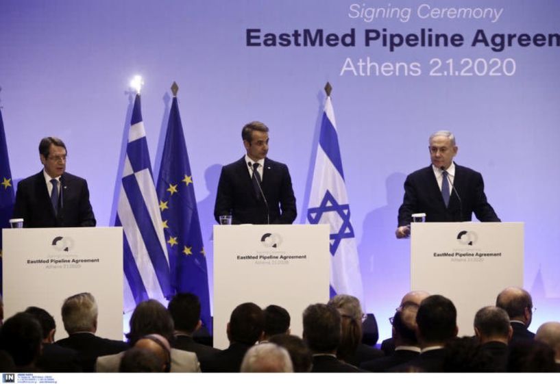 Μητσοτάκης: Ο EastMed συμβάλει στην ειρήνη και στη γεωπολιτική σταθερότητα - Υπεγράφη η ιστορική συμφωνία