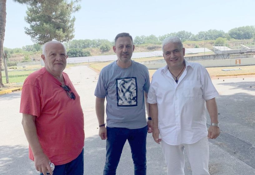 Ο Πρόεδρος του Δημοτικού Συμβουλίου Βέροιας Γιώργος Μιχαηλίδης στο Βιολογικό Καθαρισμό της Βέροιας