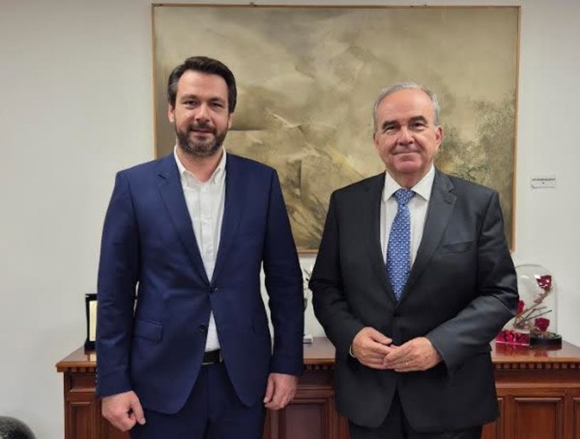 Πρωτοβουλία Τάσου Μπαρτζώκα για το Τελωνείο της Κουλούρας - Συνάντηση με τον Αν. Υπουργό Εθνικής Οικονομίας Νίκο Παπαθανάση για τη συνέχιση του έργου.