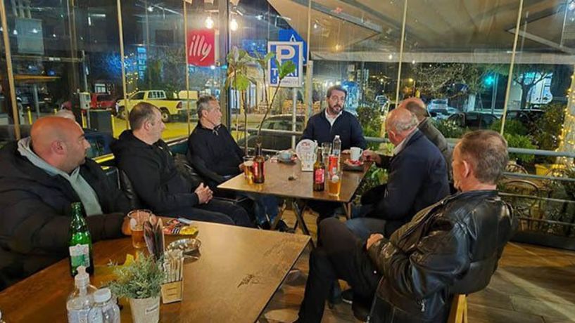 Τάσος Μπαρτζώκας: Συνεχίζονται  οι επισκέψεις στους αγρότες της Ημαθίας για τις ζημιές από τον παγετό