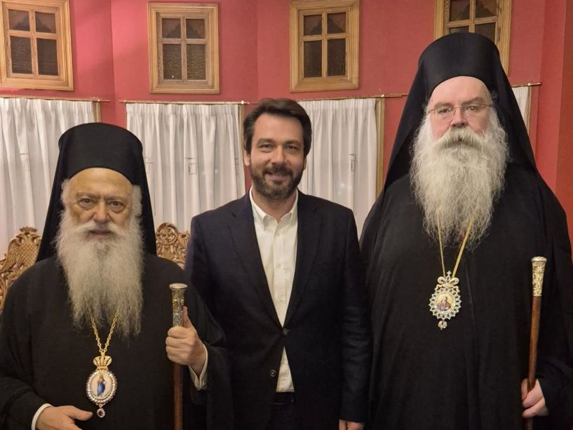 Παρουσία του Τάσου Μπαρτζώκα στην ενθρόνιση του νέου Καθηγουμένου της Μονής Παναγίας Δοβρά