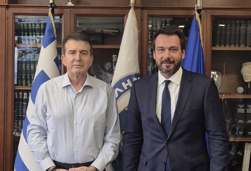Συνάντηση Τάσου Μπαρτζώκα με τον Υπουργό Προστασίας του Πολίτη, Μιχάλη Χρυσοχοΐδη, για την ίδρυση Τμήματος Τροχαίας Αυτοκινητοδρόμων στην Ημαθία