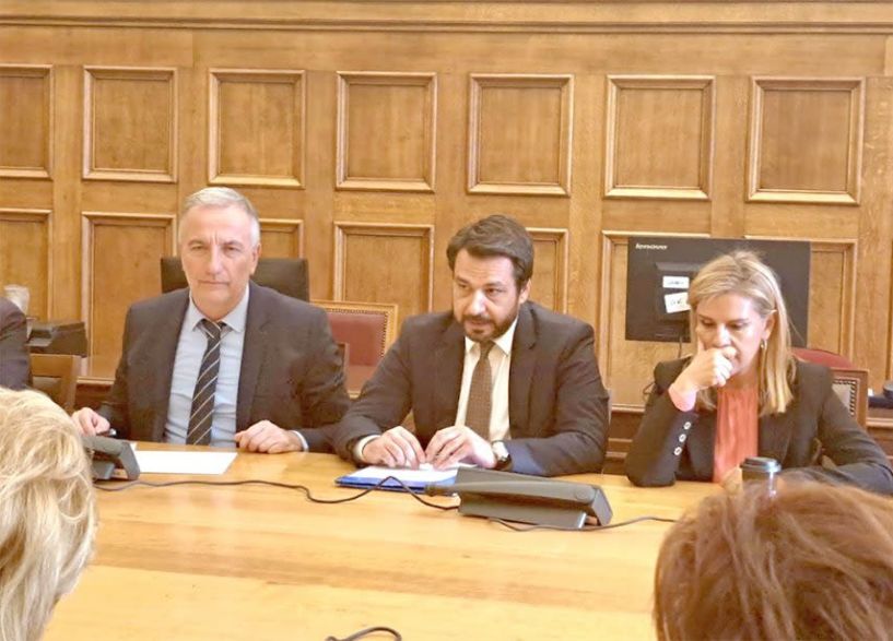 Ο Τάσος Μπαρτζώκας  στην πρώτη σύσκεψη  ως Αναπληρωτής Γενικός Γραμματέας της Κ.Ο.  της Νέας Δημοκρατίας