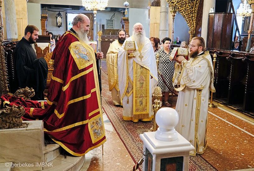 Εορτασμός του Αγίου Αθηναγόρου στον Μητροπολιτικό Ναό της Βεροίας - Ονομαστήρια του Πρωτοσυγκέλλου Αρχιμ. Αθηναγόρα Μπίρδα