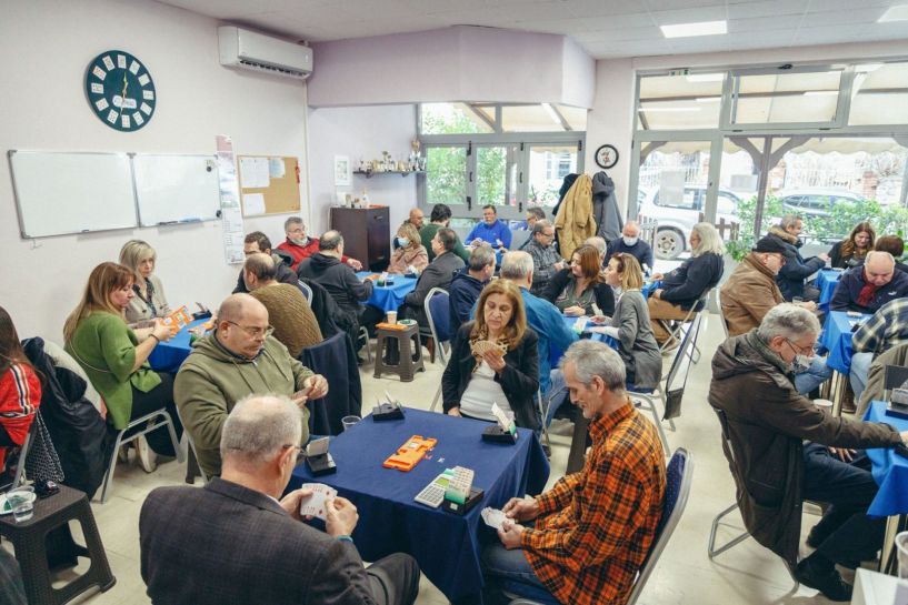 Η Σύγχρονη Λέσχη Μπριτζ Βεροίας έκοψε πίτα μετα εορταστικών αγώνων