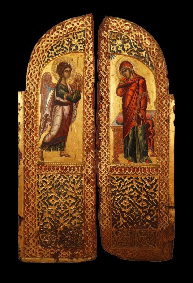 ‘’Ένα έκθεμα - Μια ιστορία’’ Ξυλόγλυπτο βημόθυρο με παράσταση του Ευαγγελισμού της Θεοτόκου από το Βυζαντινό Μουσείο Βέροιας