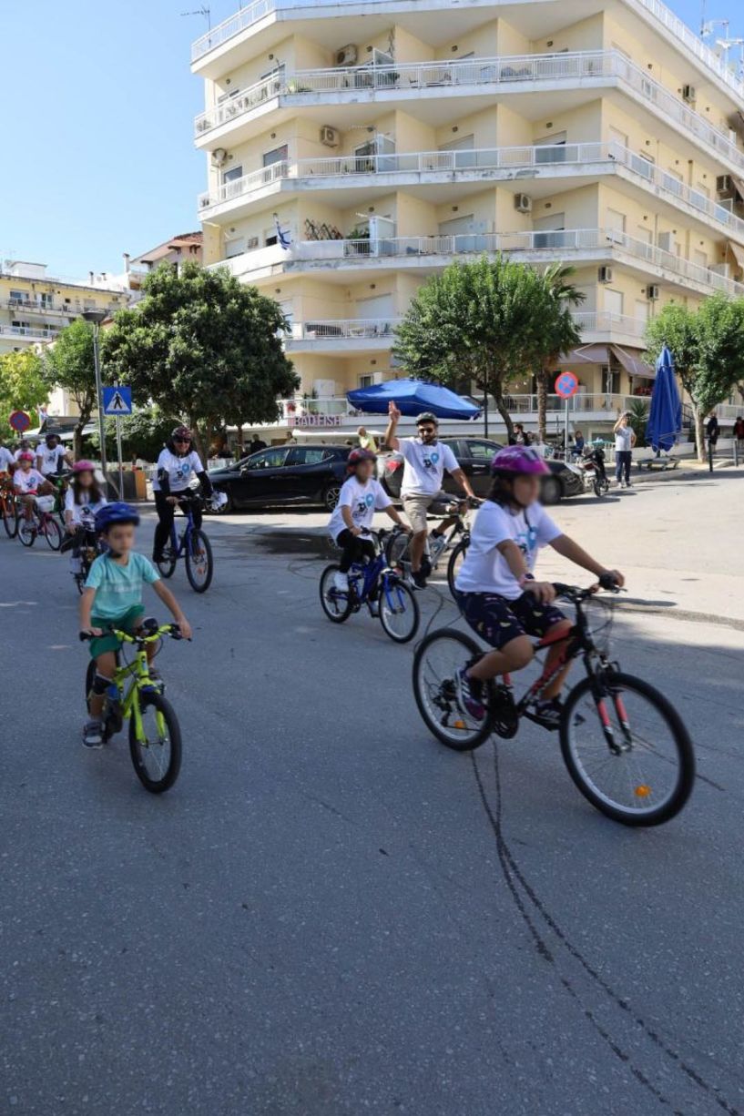 Μεγάλη συμμετοχή μικρών και μεγάλων στην Ποδηλατοδρομία του Δήμου Βέροιας για την «Ημέρα Χωρίς Αυτοκίνητο»