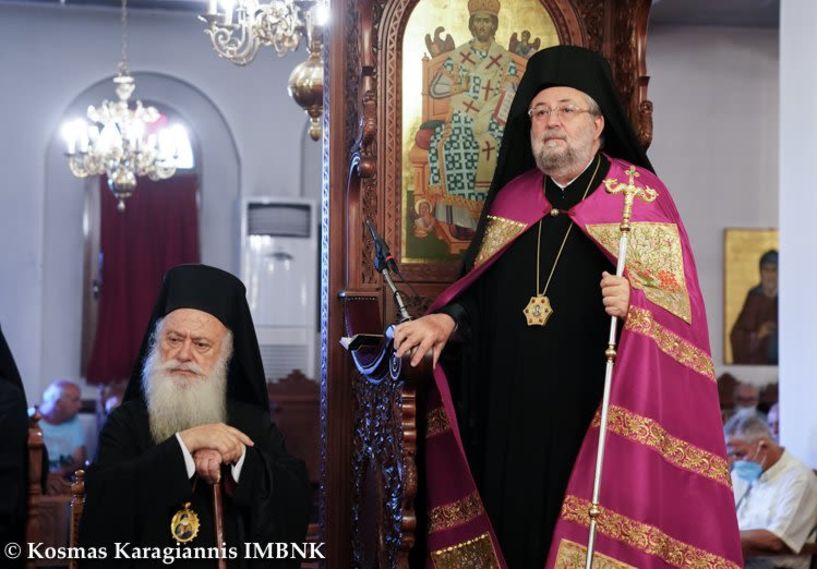 Ο Γέρων Μητροπολίτης Πριγκηποννήσων κ. Δημήτριος στον Θαυματουργό Άγιο Λουκά